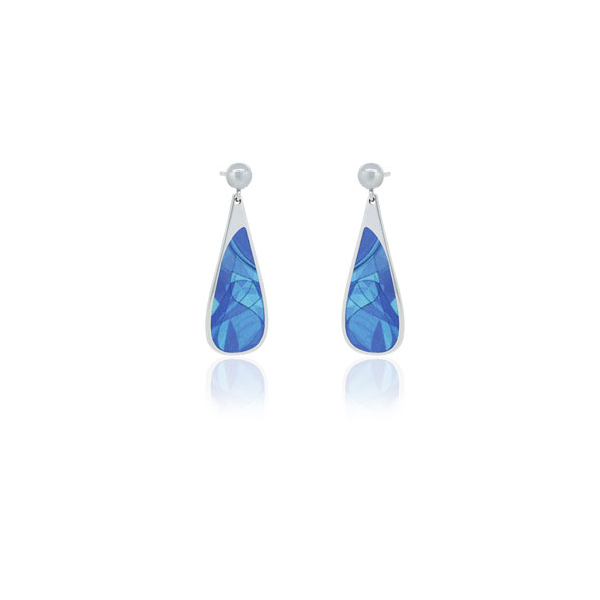 Pixalum Azure Earrings - Blue