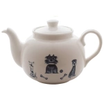 Ceramic Inspirations Large Betty Teapot - Dogs