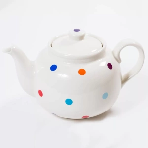 Ceramic Inspirations Medium Betty Teapot - Polka Dot