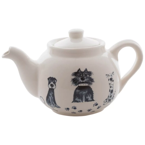 Ceramic Inspirations Small Betty Teapot - Dogs