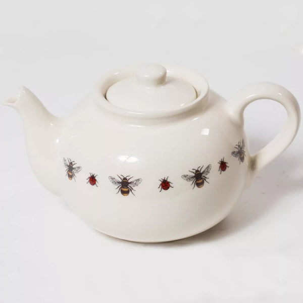 Ceramic Inspirations Small Betty Teapot - Bee & Ladybird