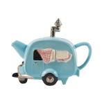 Ceramic Inspirations Caravan Blue Teapot