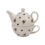 Ceramic Inspirations Bee & Ladybird Tea For One