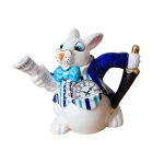 Ceramic Inspirations White Rabbit Teapot