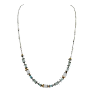 Arran Bay Multicolour Semi Precious Necklace - Mint