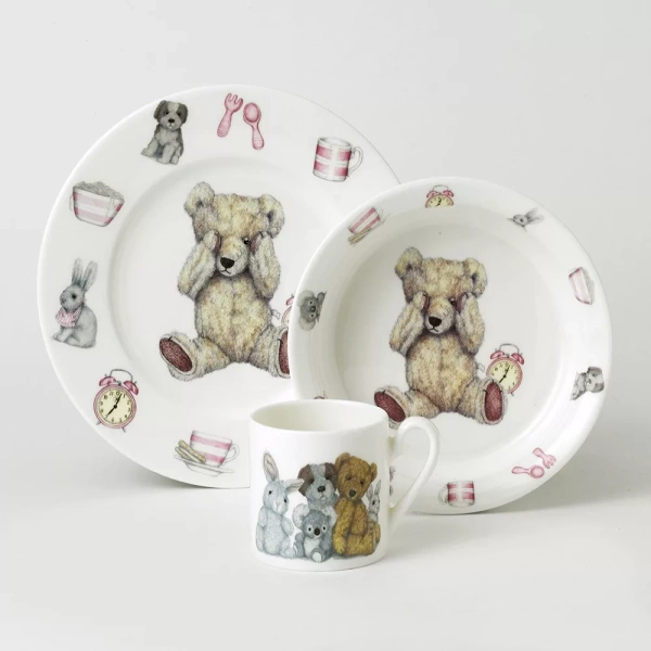 Roy Kirkham Baby Gift Set - Pink Teddy Time