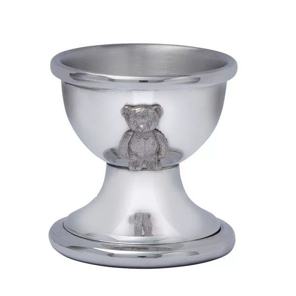 Wentworth Pewter Egg Cup & Spoon Set - Teddy Bears Picnic