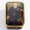 HADA Enamel Box: Churchill Portrait