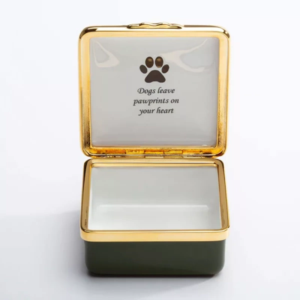 HADA Enamel Box: Dogs Leave Pawprints On Your Heart