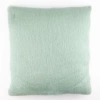 The British Emporium Mohair Cushion - Green Mist