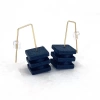 Vibe Cube Threader Earrings