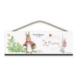 Peter Rabbit Flopsy Bunny Carrying Basket Wooden Sign