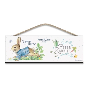 Peter Rabbit Peter Rabbit Hopping Wooden Sign