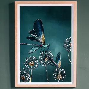 Dragonfly Framed Fine Art Print