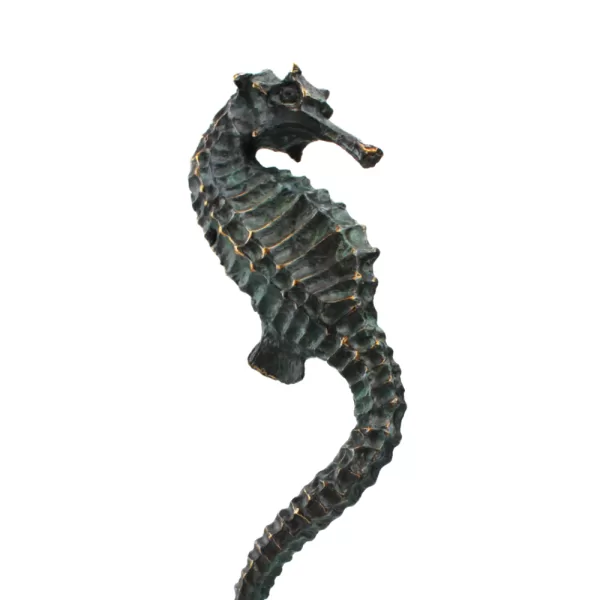 Seahorse Single Bronze Sculpture