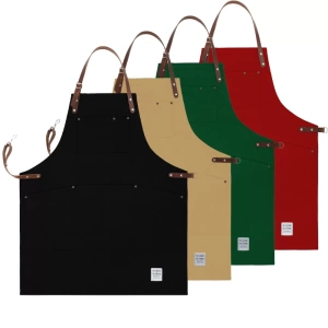 Original Apron With Leather Straps