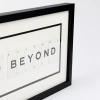 To Infinity And Beyond Framed Vintage Playing Card Word Art