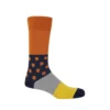Mayfair Orange Mens Socks