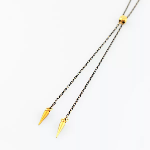 Vibe Long Chain Triangle Necklace