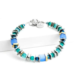 Multicolour Semi Precious Bracelet - Blue