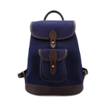 Small Canvas Navy Backpack