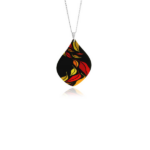 Seasons Red Pendant Necklace