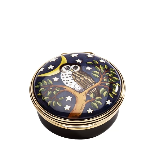 Too Wit Too Woo Enamel Box