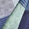 Knightsbridge Blue Pure New Wool Throw