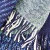 Knightsbridge Blue Pure New Wool Throw