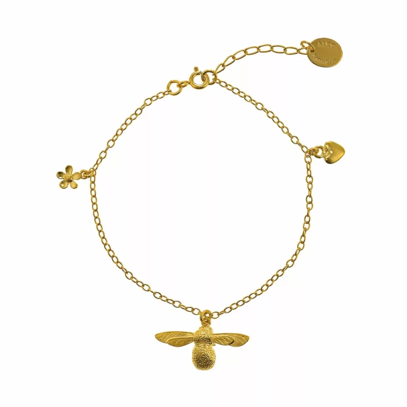 Baby Bee Gold Plated Bracelet