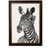 Zebra Left Facing - 50cm x 70cm