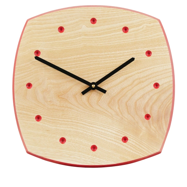 On The Dot Oriental Red Wall Clock