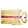 Heart Handle Charcuterie Resin Board