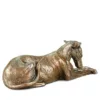 Chester Lurcher Thinking Bronze Resin Sculpture