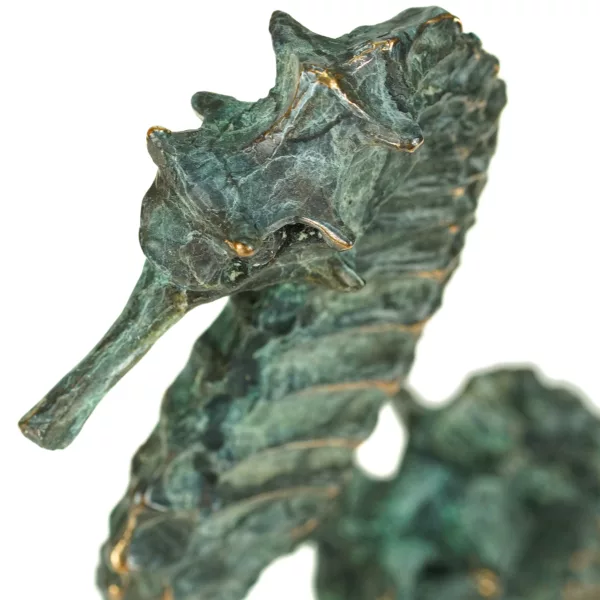 Seahorses Pair Bronze Sculpture