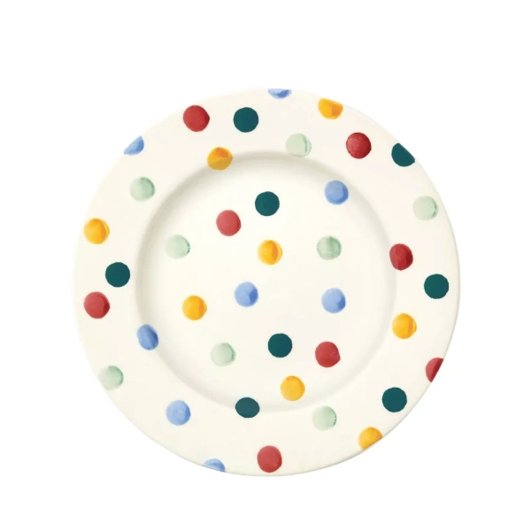 Polka Dot 8 1/2'' Plate