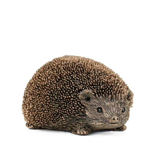 Wiggles The Hedgehog Walking Bronze Resin Sculpture