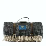 Herringbone Vintage Pure Wool Picnic Rug