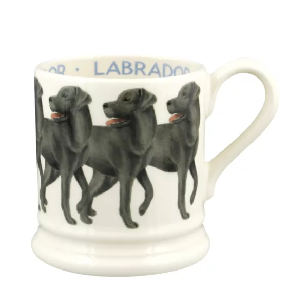 Black Labrador 1/2 Pint Mug