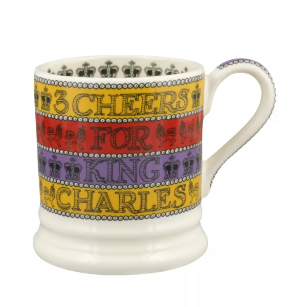 3 Cheers For King Charles III Mug