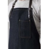 Denim And Leather Indigo Street Apron