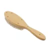 Handmade Satinwood Pure White Bristle Oval Hairbrush