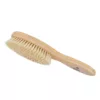 Handmade Satinwood Pure Soft White Bristle Oval Hairbrush