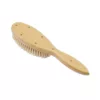 Handmade Satinwood Pure Soft White Bristle Oval Hairbrush
