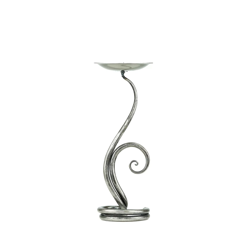Fern Hand Forged Candlestick