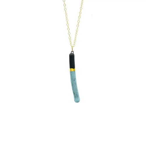 Liv Tube Ceramic Necklace