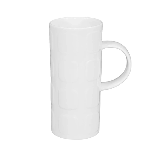 Skinny Mug Embossed Squares