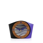 Wave Desk Clock Purple