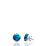 Rose Blue Stud Earrings