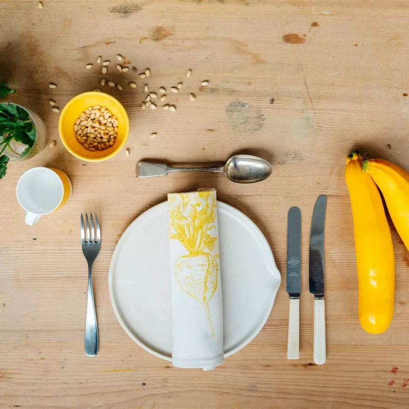 Garden Vegetable Napkin Gift Set